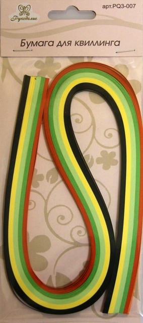 Бумага  для квиллинга "Рукоделие" 100 полос/упак. 3мм ширина PQ3-007