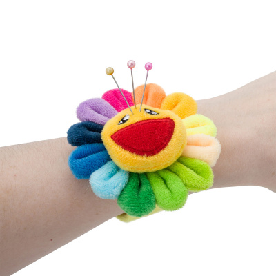 75 Браслет игольница цветок, 24см