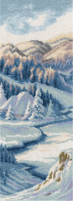 Набор для вышивания «Panna» ПС-1744 Оттенки зимы 12*33,5 см