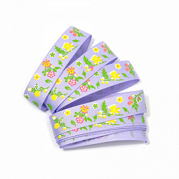 Лента репсовая с рисунком арт.TBY.LDR1621 шир.15 мм 10 м