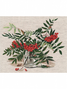 Набор для вышивания «Овен» 1291 Рябинушка 33 х 29 см