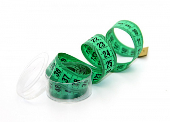 Сантиметровая лента CM150-20/02  в пластиковом боксе 150см х 20мм, 12шт.