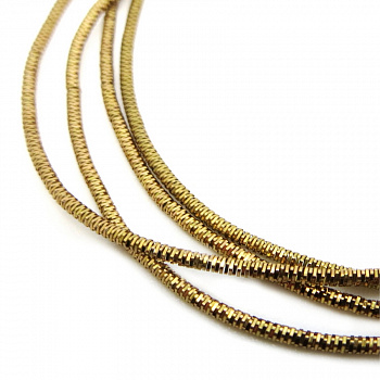 Канитель (трунцал) мягкая, фигурная KAN/MN1-25  глянец, молочный шоколад