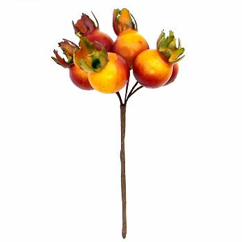 Декоративный букетик "Рукоделие" Шиповник, DKB019