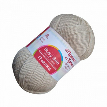 Пчелка, пряжа для ручного вязания (43, суровый лен)