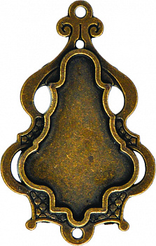 Заготовки для украшений «Chandelier Bezel-Large-Bronze» (Бронза)