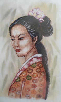 Набор для вышивания Anex-bis Портрет девушки 26х39 см.