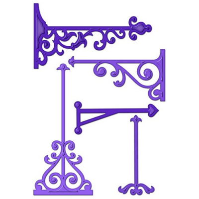 Набор ножей Spellbinders® Shapeabilities® "Элегантные столбики"