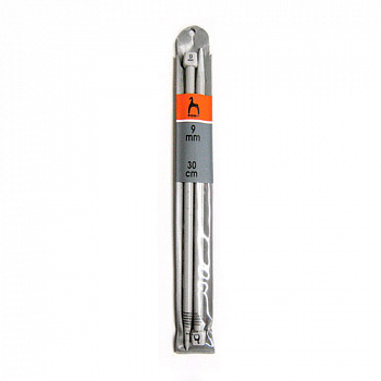 Спицы вязальные прямые 30 см PONY 32268 d=9.00 мм