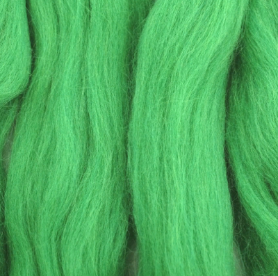 Тонкая мериносовая шерсть 100 г * 5 шт 0434 зеленый