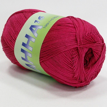 Анна 16, пряжа для ручного вязания 100г/530м (319  розовый экстравагантный)