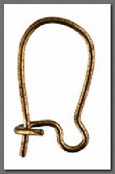 Швензы для бисера "Zlatka" DC-074/10 №4 бронза (10 шт.)