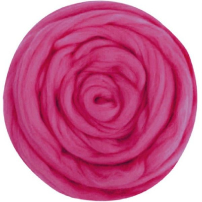 Шерсть для валяния 100% полутонкая шерсть, 50 г, №0225 Мальва ,упак (10шт.)