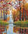 Набор для вышивания «Овен» 1642 "Осень наступила" 23×30 см