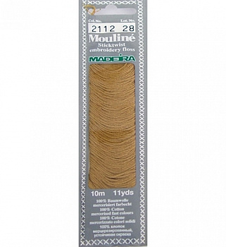 Мулине Спираль «Madeira»100% хлопок, 10 м 2112