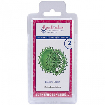 Набор ножей Spellbinders® Shapeabilities® Die D-Lites™ "Прекрасный медальон"