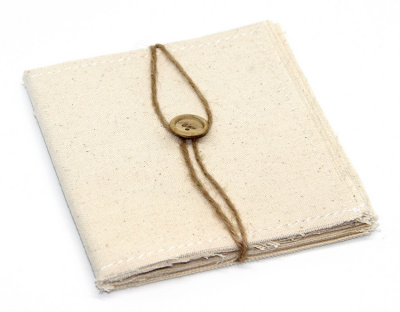 Заготовка для мини-альбома из ткани "Рукоделие" MBJ-005 15*15 см