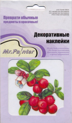 Наклейки Mr.Painter Декоративные 10х10см Брусника