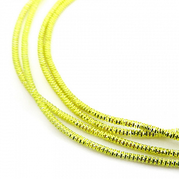 Канитель (трунцал) мягкая, фигурная KAN/MN1-09  глянец, яркий лайм