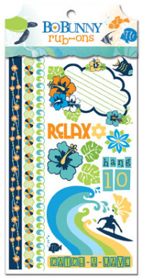 Набор декоративных  наклеек BoBunny "Barefoot & Bliss" 