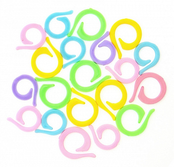 Кольцо KMP/AS-01 "Рукоделие" для маркировки петель, 20шт. (10шт: 26мм х 20мм, 10шт: 21мм х 16мм)