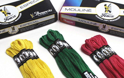 Мулине Финка Хлопок, цветной, пасма 8 м