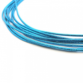 Канитель, металлик, KAN/MM1,5-04 яркая лазурь