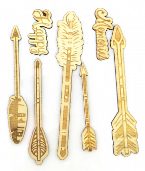 Деревянные элементы "Рукоделие" WT-116 Стрелы