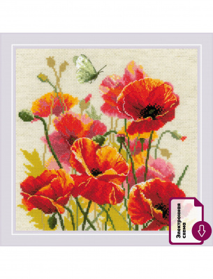 Набор для вышивания «Риолис» 2214 Пламени цвет 30*30 см