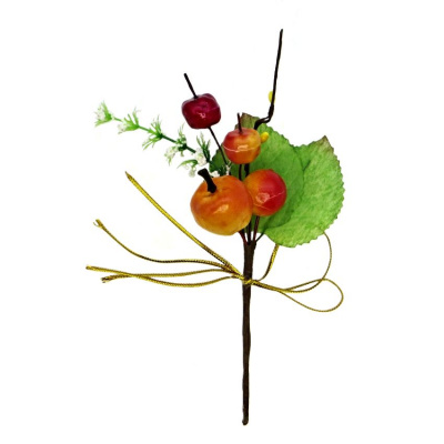 Декоративный букетик с яблочком "Рукоделие" DKB046 