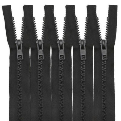 Молния трактор т8 2 замка 70см. уп/5 шт.( черный )