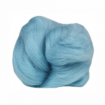 Лента для валяния 100% полутонкая шерсть 500 г ( 50 г.х 10 шт.) 145, ледяная мята