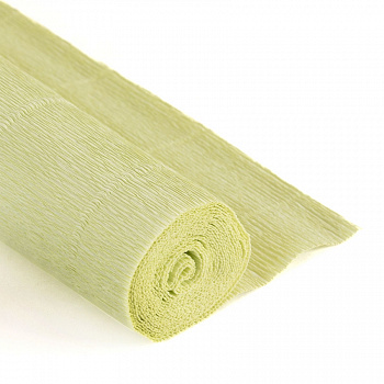 Гофрированная бумага GOF-180 «Blumentag» 50 см, рулон 2,5 м, цв.566 нежно-зеленый