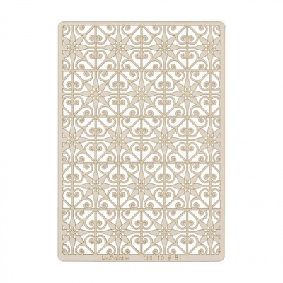 Чипборд картонный "Mr.Painter" CHI-10/81 Мароканская плитка 11.5 см х 16.5 см 1 шт