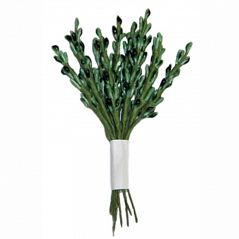 Декоративный букетик "Рукоделие" DKB022E green  (зеленый)