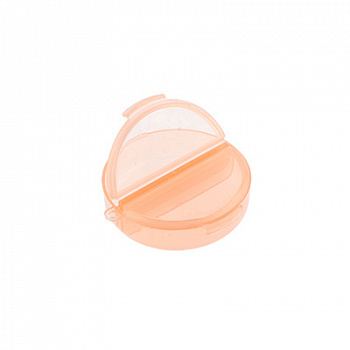 Контейнер "Gamma" T-33 , 2 секции со съемной крышкой, цв.оранжевый/прозрачный