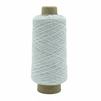 Нить-резинка, 37#, 0,7мм, 200г (500м)/бобина, латекс белый