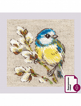 Набор для вышивания «Риолис» 2244 Синичка 10*10 см