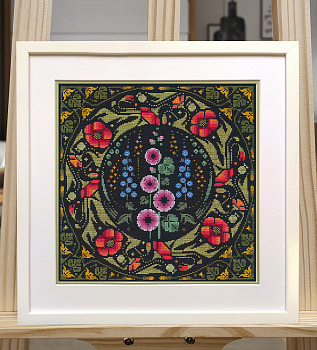 Набор для вышивания «Овен» 1690 "Разноцветье" 31 х 31 см 