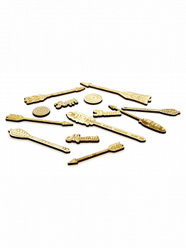 Набор деревянных элементов "Рукоделие" WT/N-01