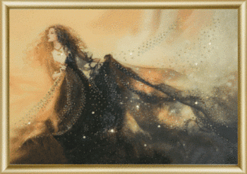 Набор со стразами Чарiвна Мить КС-064 Девушка Луна