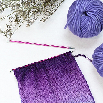 Спицы алюминиевые прямые Zing KnitPro, 30 см, 7.00 мм 47275
