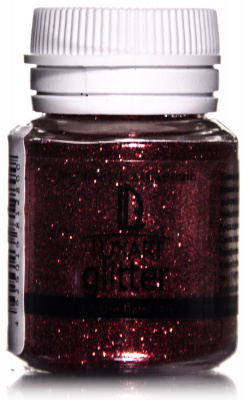 Декоративные Блестки LuxGlitter Красный 20 мл