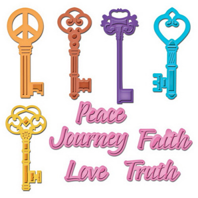 Набор ножей Spellbinders® Shapeabilities® "Ключики"