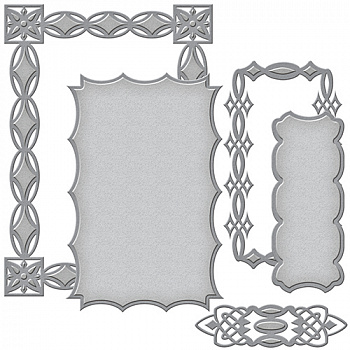 Набор ножей Spellbinders® Nestabilities® Card Creator «Ренессанс: Ювелирная рамка»