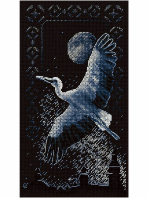 Набор для вышивания «Panna» PT-7152 Аист,16.5 x 29 см