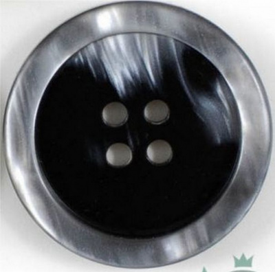 Пуговицы  "Колибри" NE180 Black ( черный ) 40L
