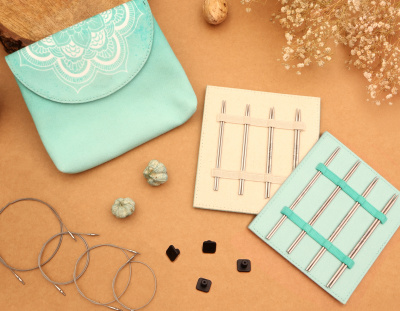 Набор стальных съемных спиц Petite Midi Mindful KnitPro 36341