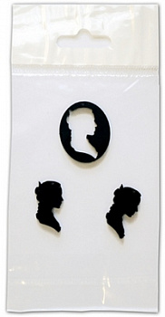 Набор "Медальон с силуэтами" арт. naborakril04