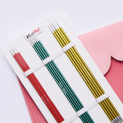 Набор алюминиевых носочных спиц (для начинающих) Starter 20 см Zing KnitPro 47422